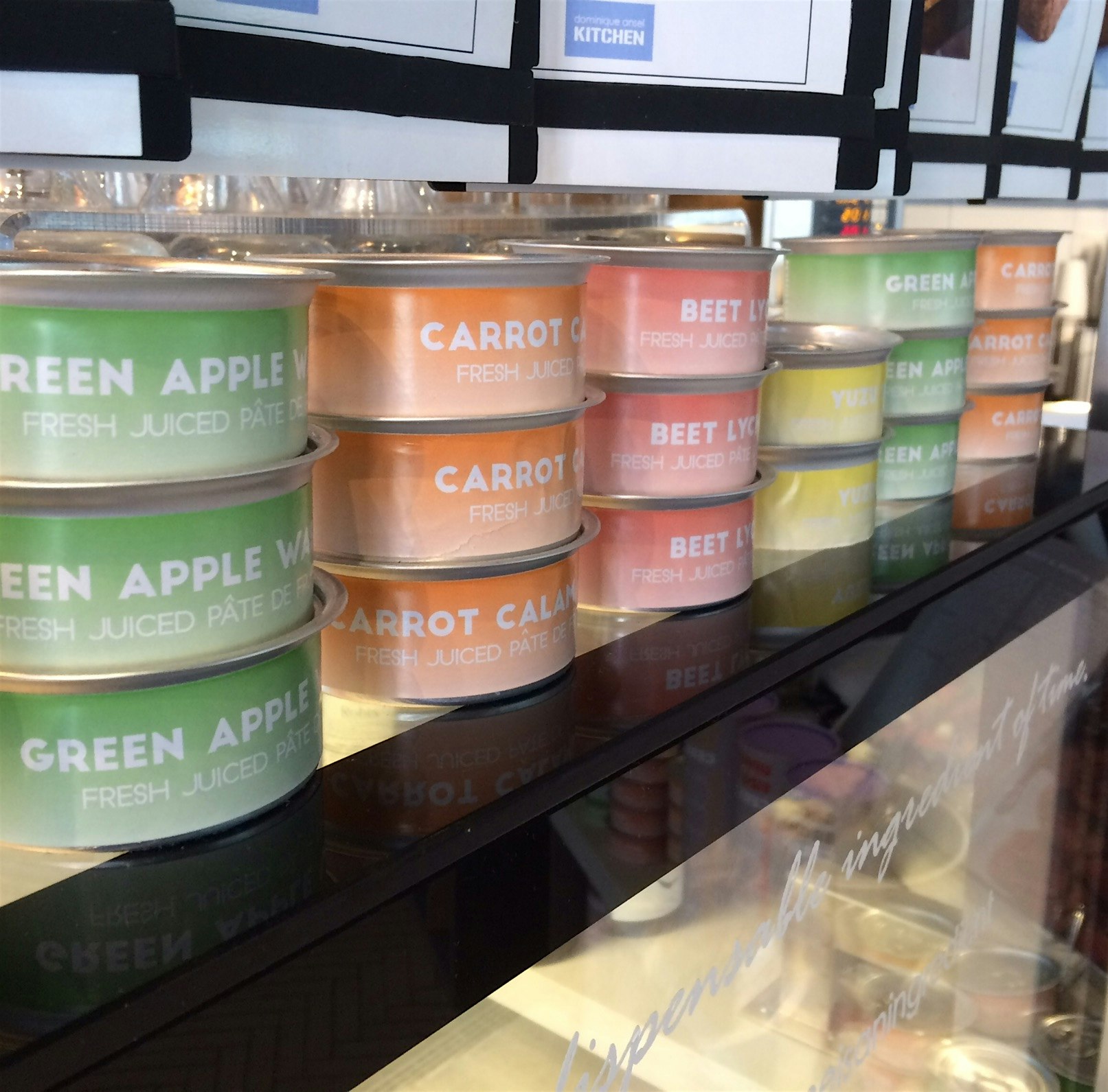 Tins of pate de fruit are ingeniously packaged for picnics and gifting!