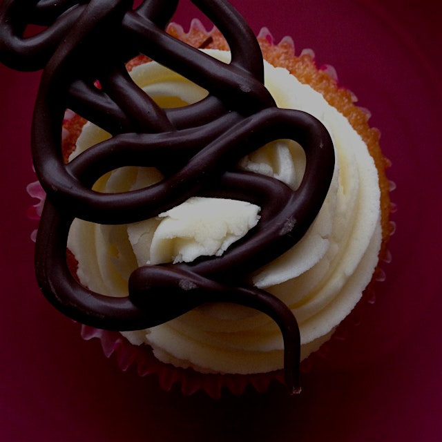 Hump day: vanilla & caramel cupcake from my local. 