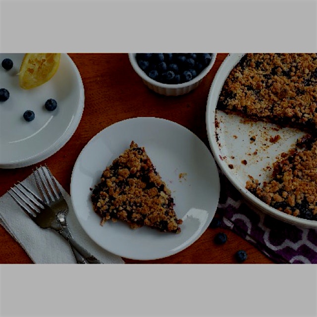 The latest recipe on my food blog, Blueberry Oatmeal Crumble Bars