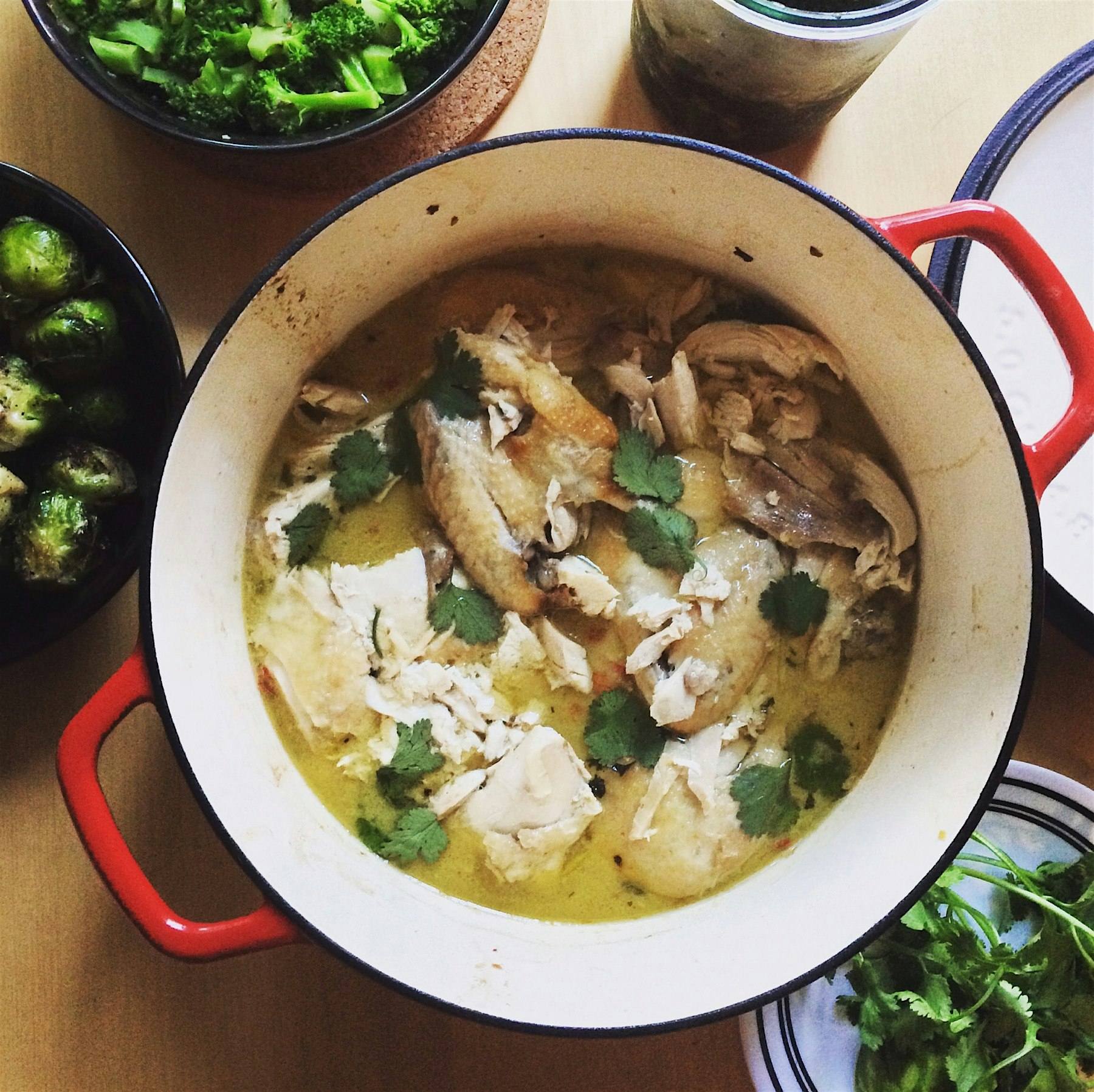 90 degree days are always the best time for a Thai feast #sundays #totallyworthit