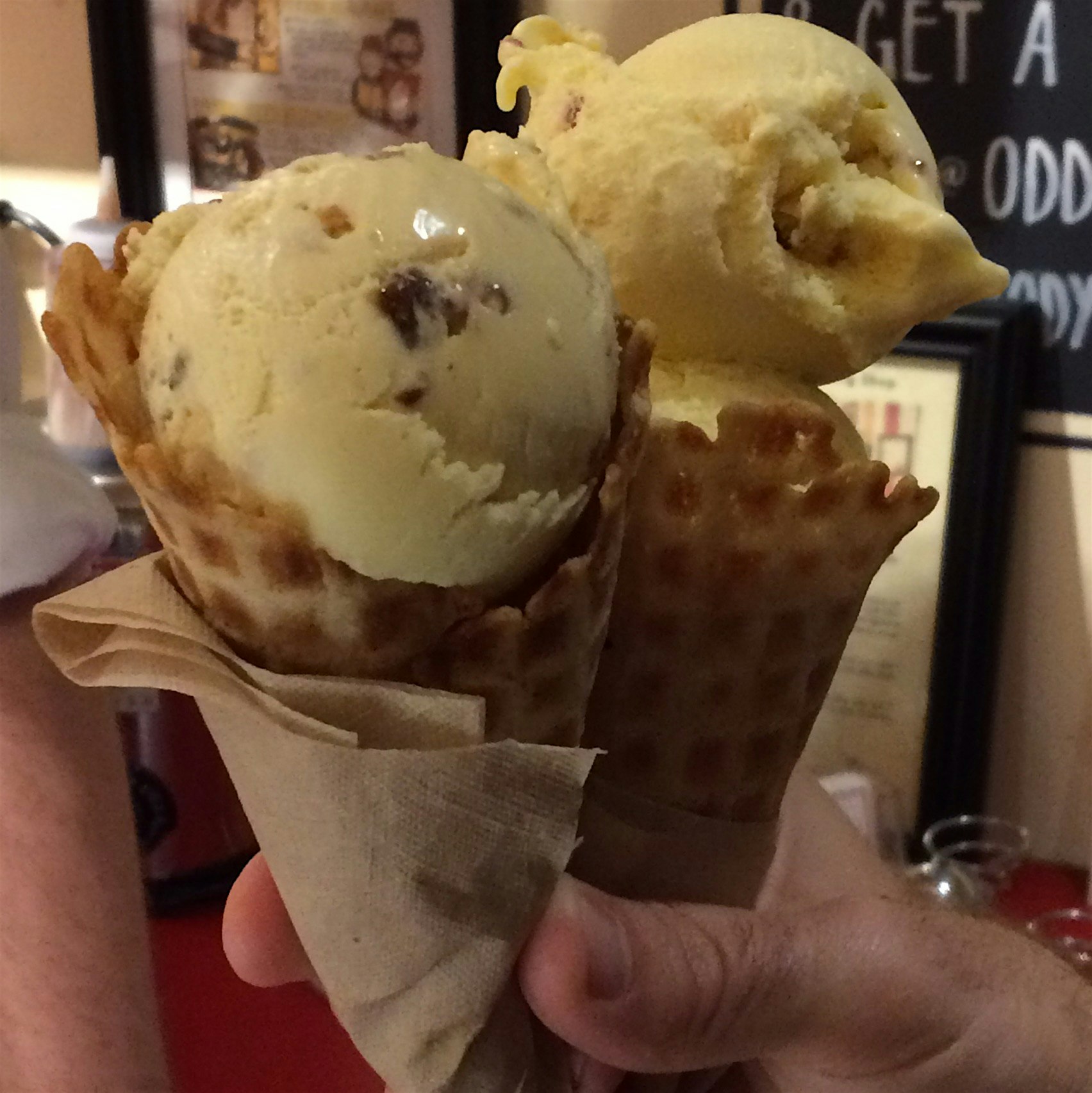 Happy National Ice Cream Day! So many scoops this week, here's miso- cherries and black pepper- s...