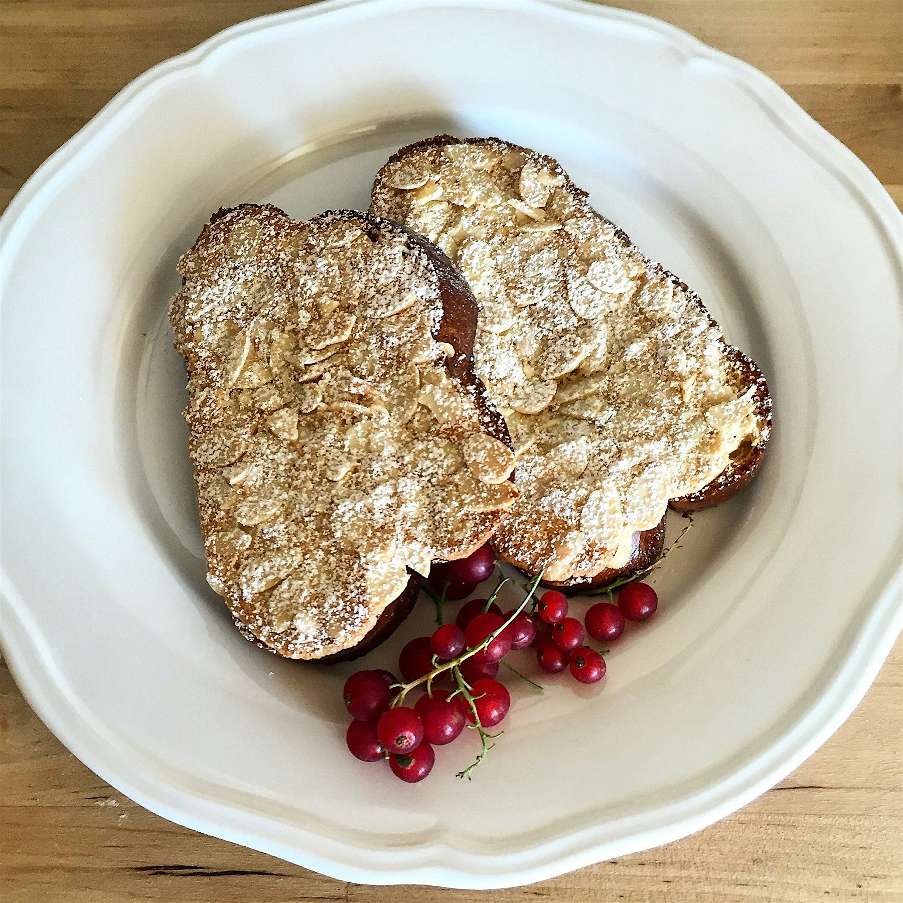 If an almond croissant and French toast had a baby, it would be the Bostock!! Day old brioche, a ...