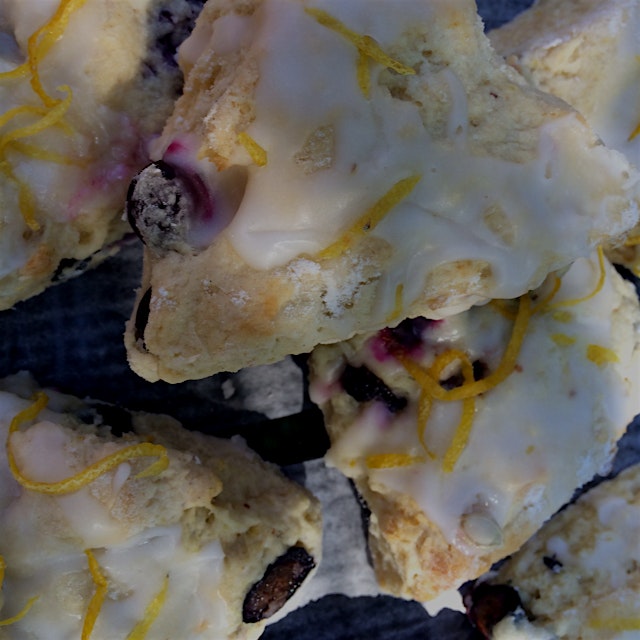 Tart Lemon Blueberry Scones Stop by our PopUp TODAY! 6/15 Green with Brooklyn Biscuit Co.