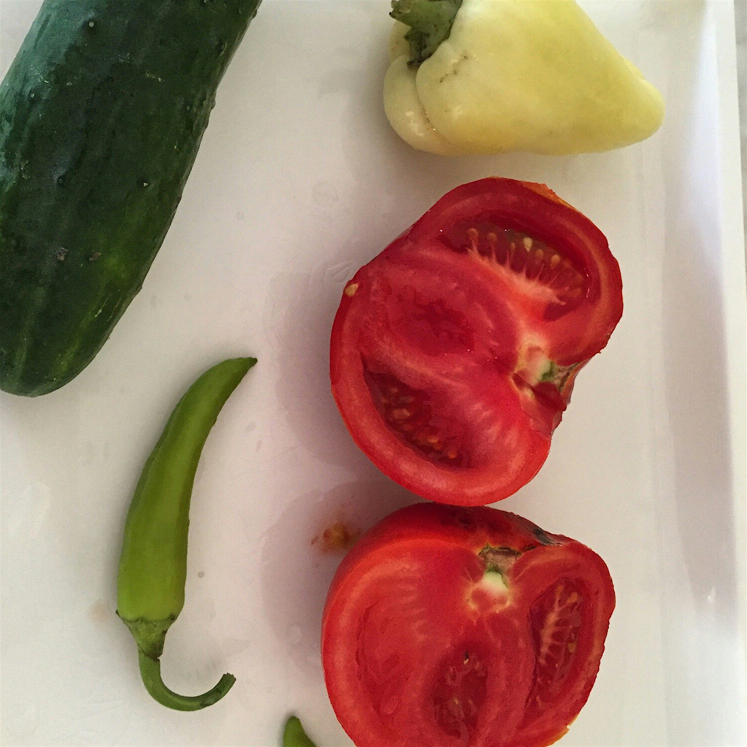 Local vegetables with Purpledinner.com