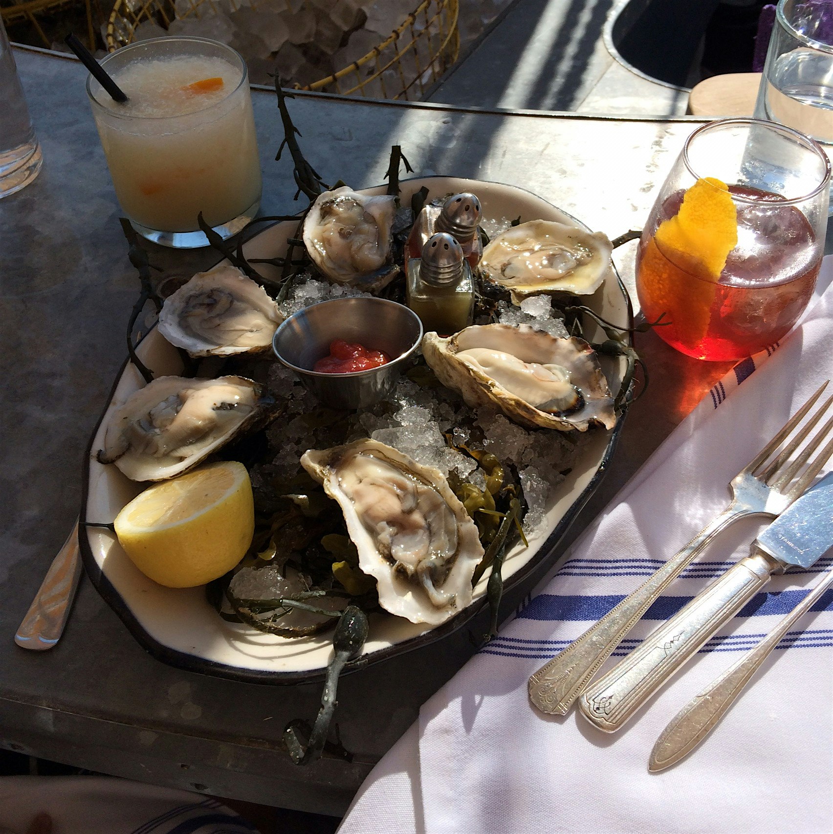 What could be lovelier than oyster happy hour? When you have it on a restored wooden schooner on ...