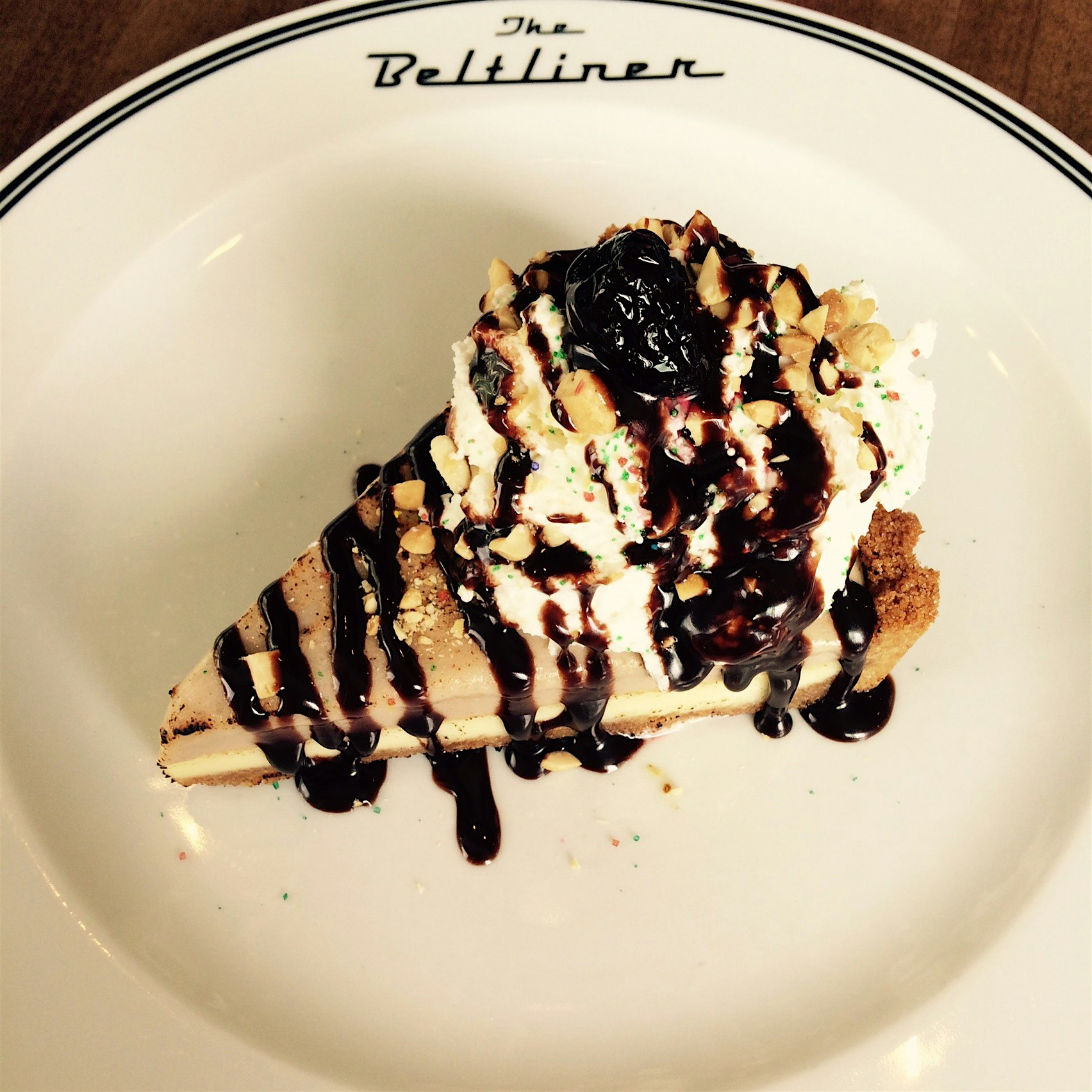 The opitomy of over indulgence... Post brunch surprise dessert brought out by the very talented P...