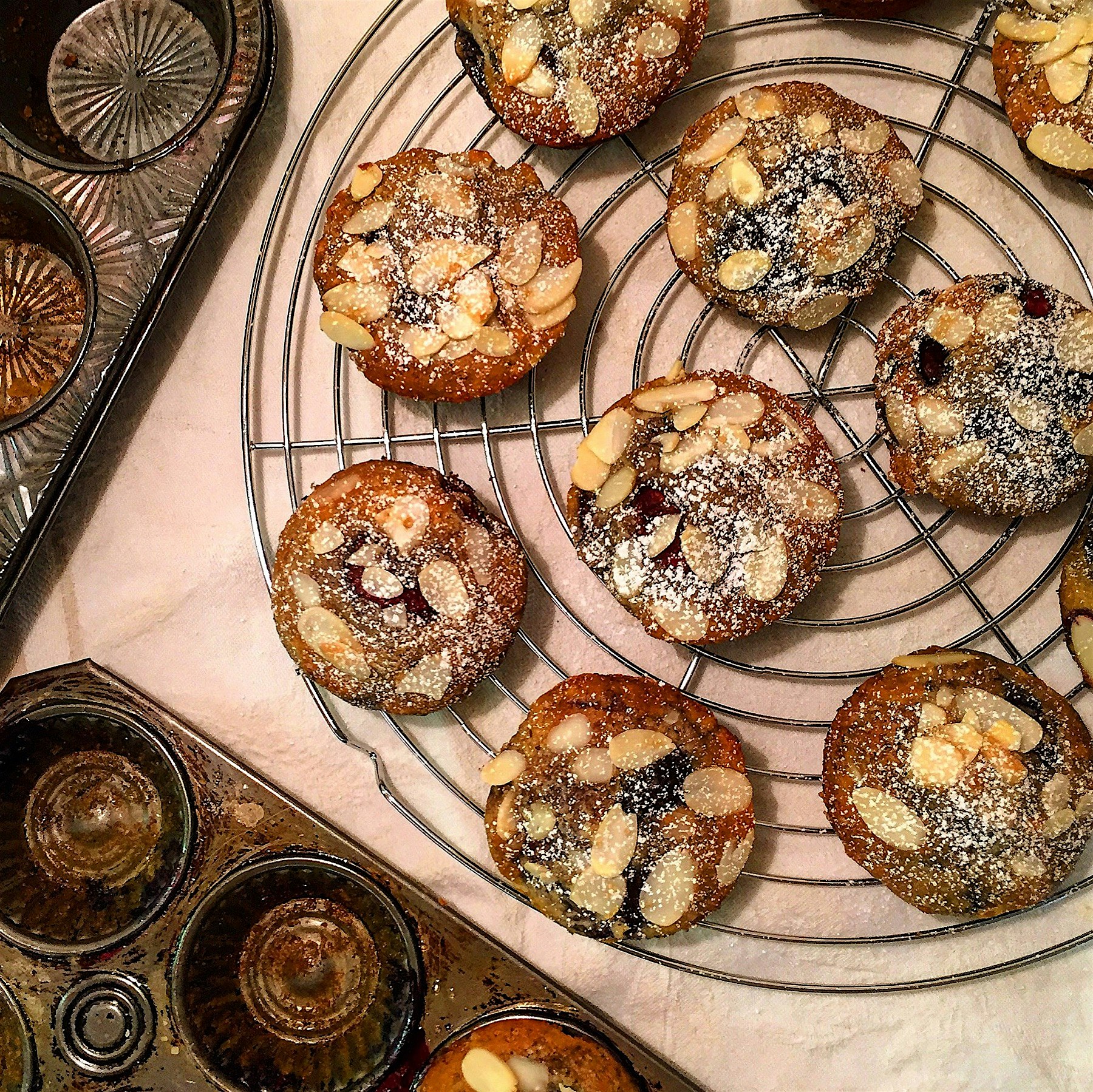 Muffin Monday (better than Meatless Monday?!)
Fresh Cherry and Almond muffins. Ready to share. 