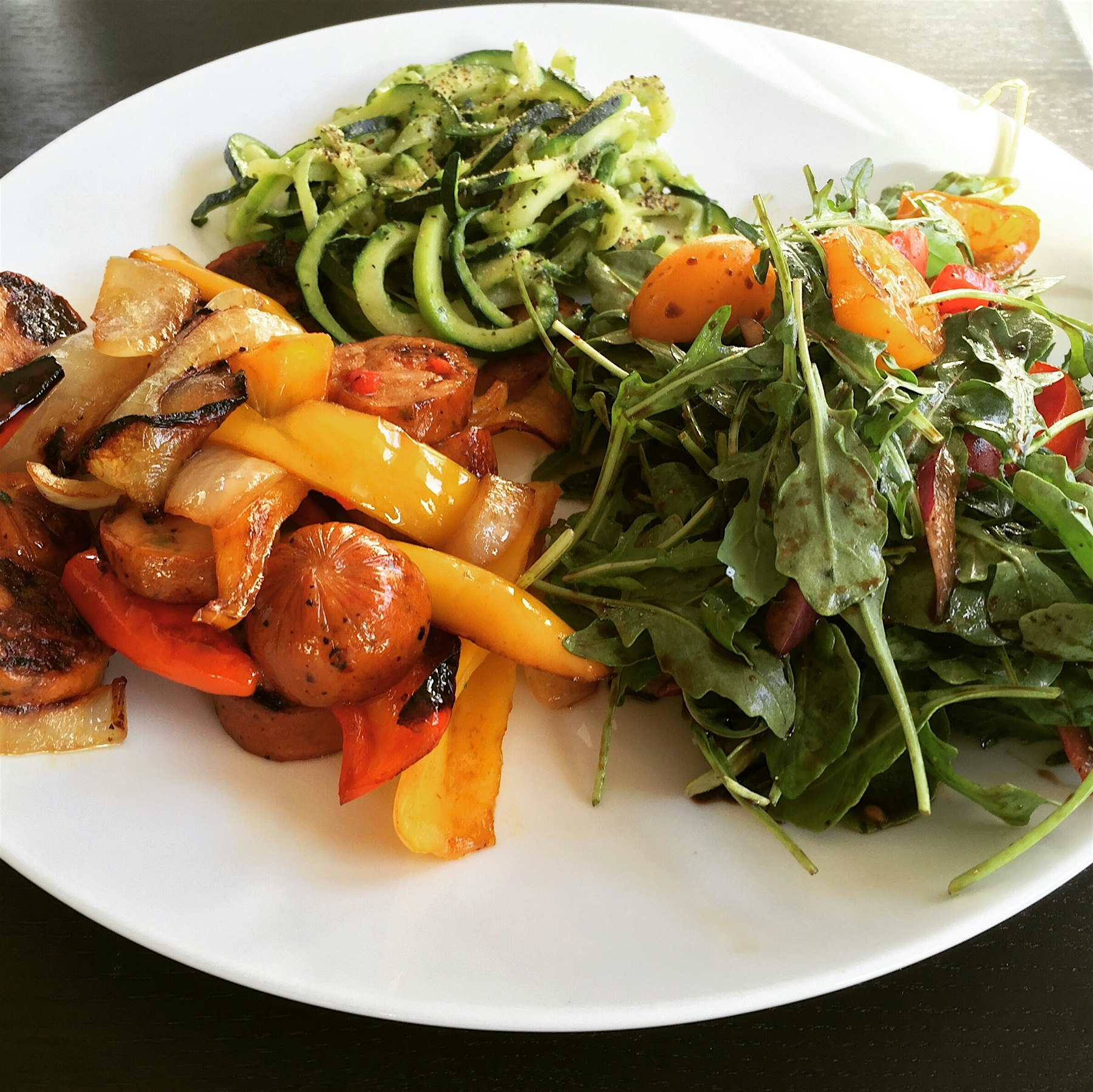 Rainbow-filled dinner plate! #projectvegetable 