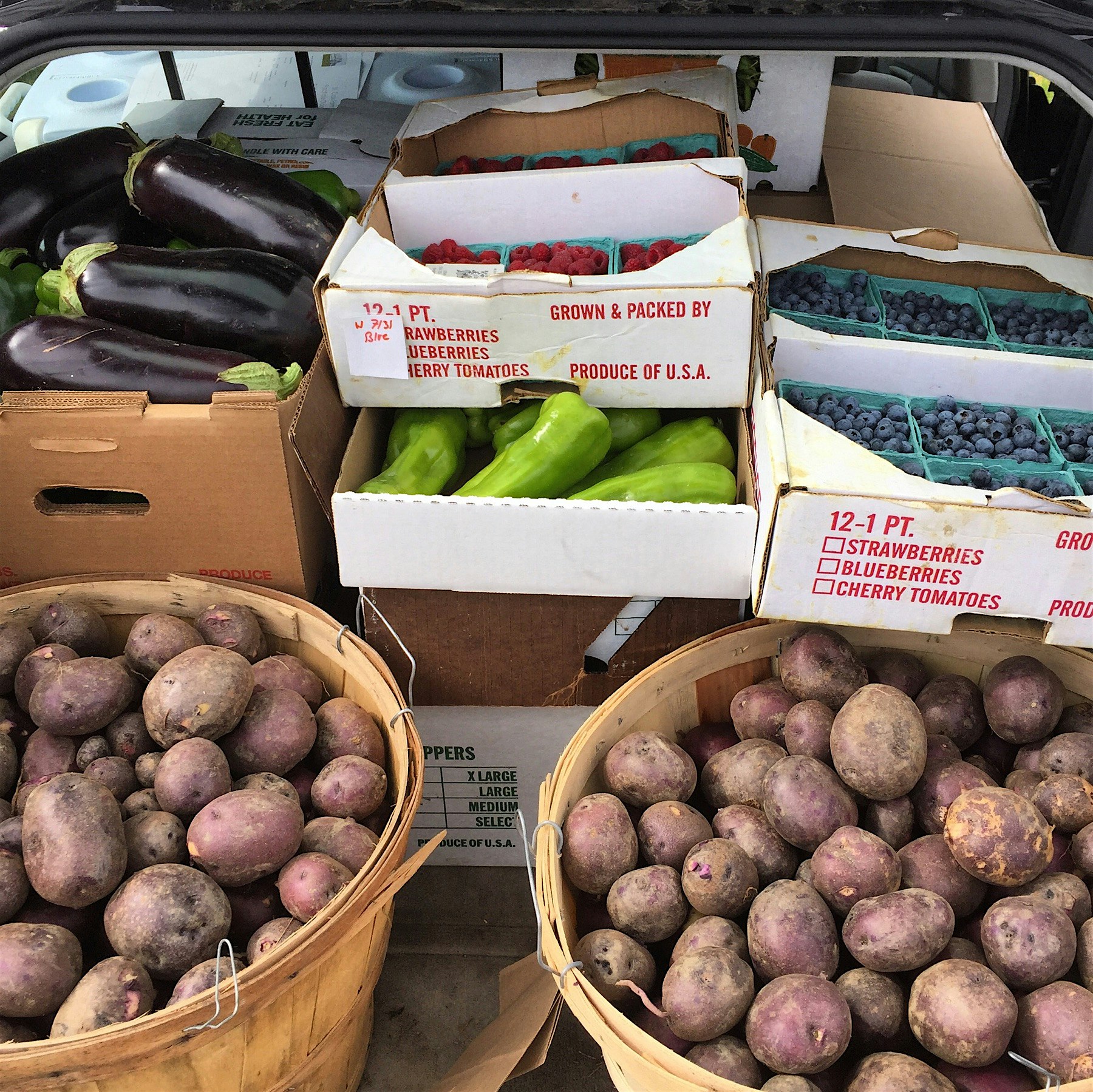 Lots of local. Full day of touring Washington county picking up ingredients. 