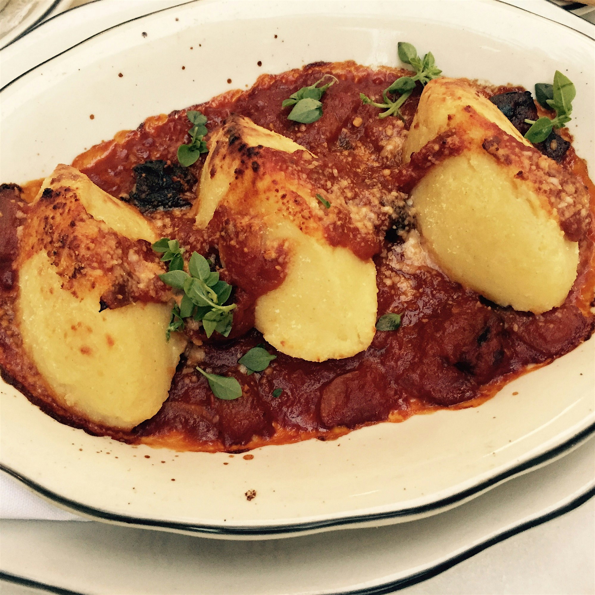 Corn dumplings with tomoto sauce. #redeats for the win! 