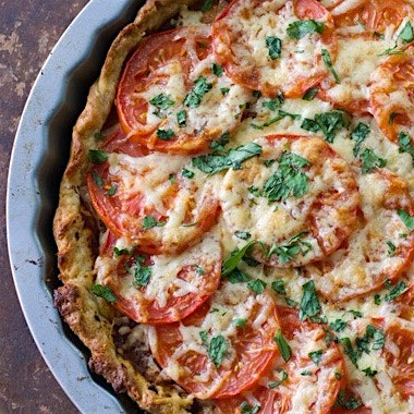 Spicy tarte a la tomate using Brooklyn Delhi tomato achaar #redeats