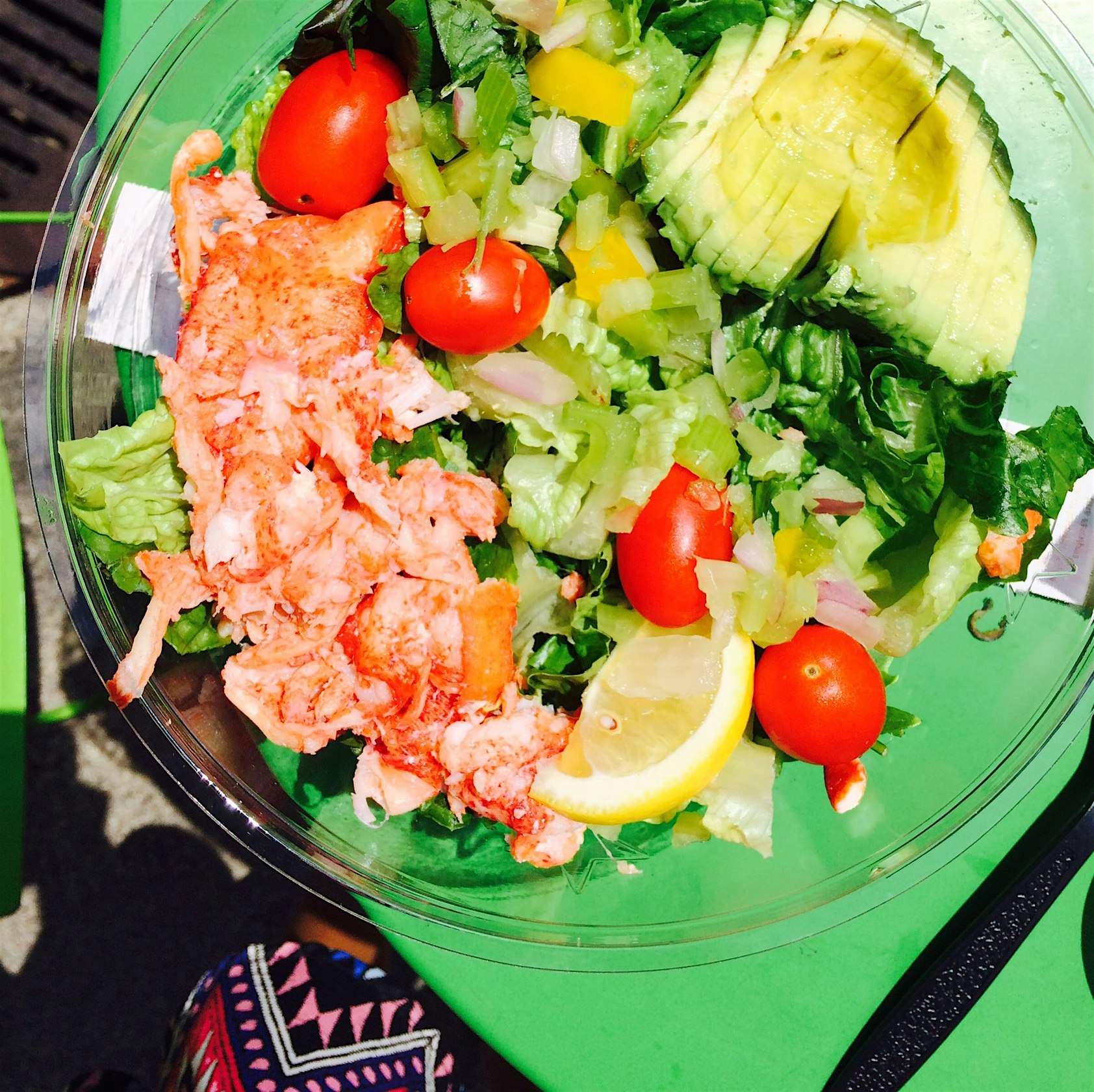 Hopped over to Pret a Manger for a quick Maine Lobster Salad #redeats lunch. The salad is back on...