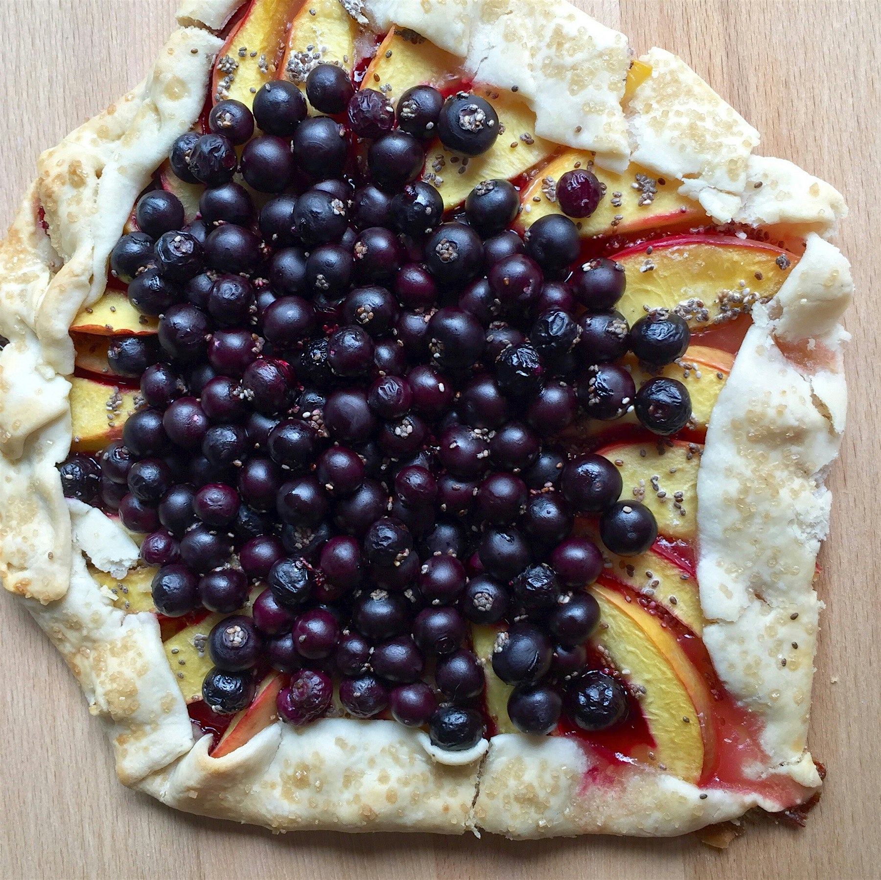 Blueberry Nectarine Galette 