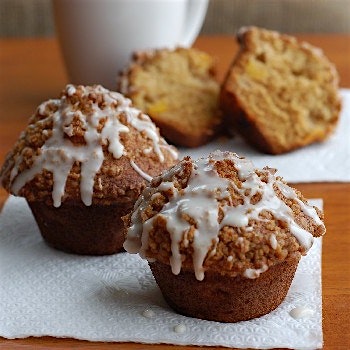 Peach Streusel Muffins from my food blog!