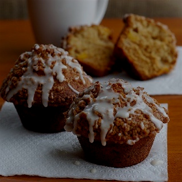 Peach Streusel Muffins from my food blog!