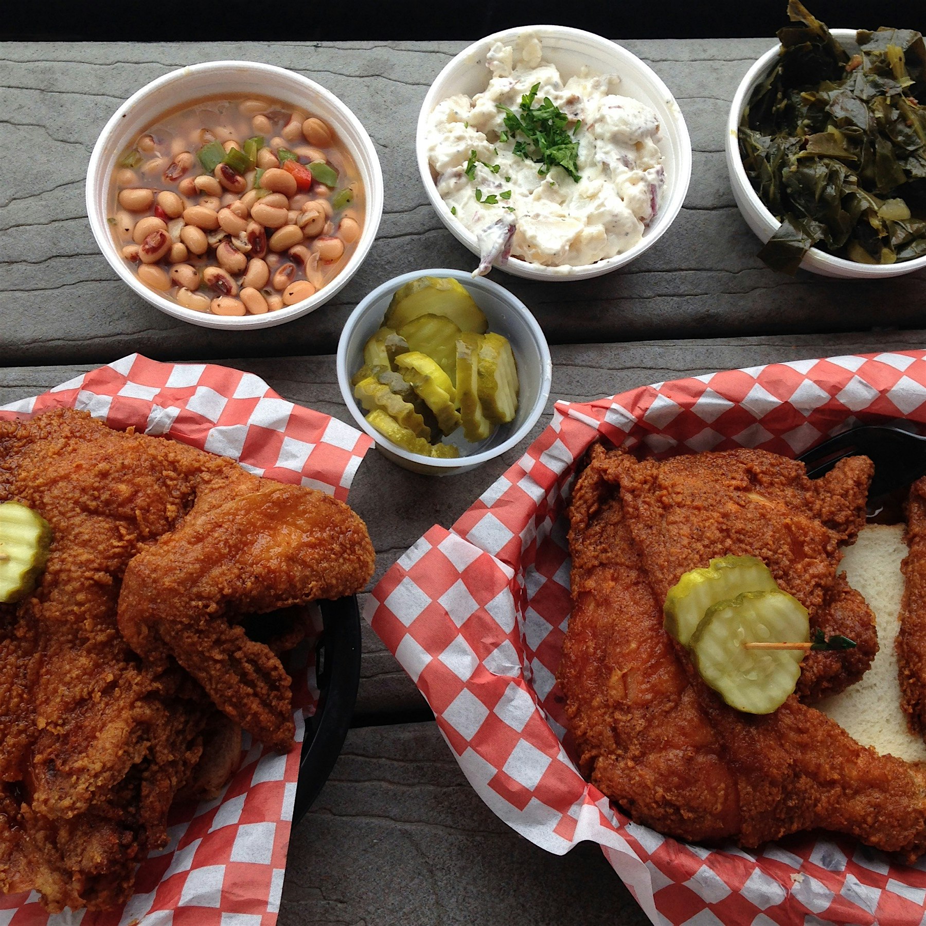 Red hot chicken in Nashville! #redeats