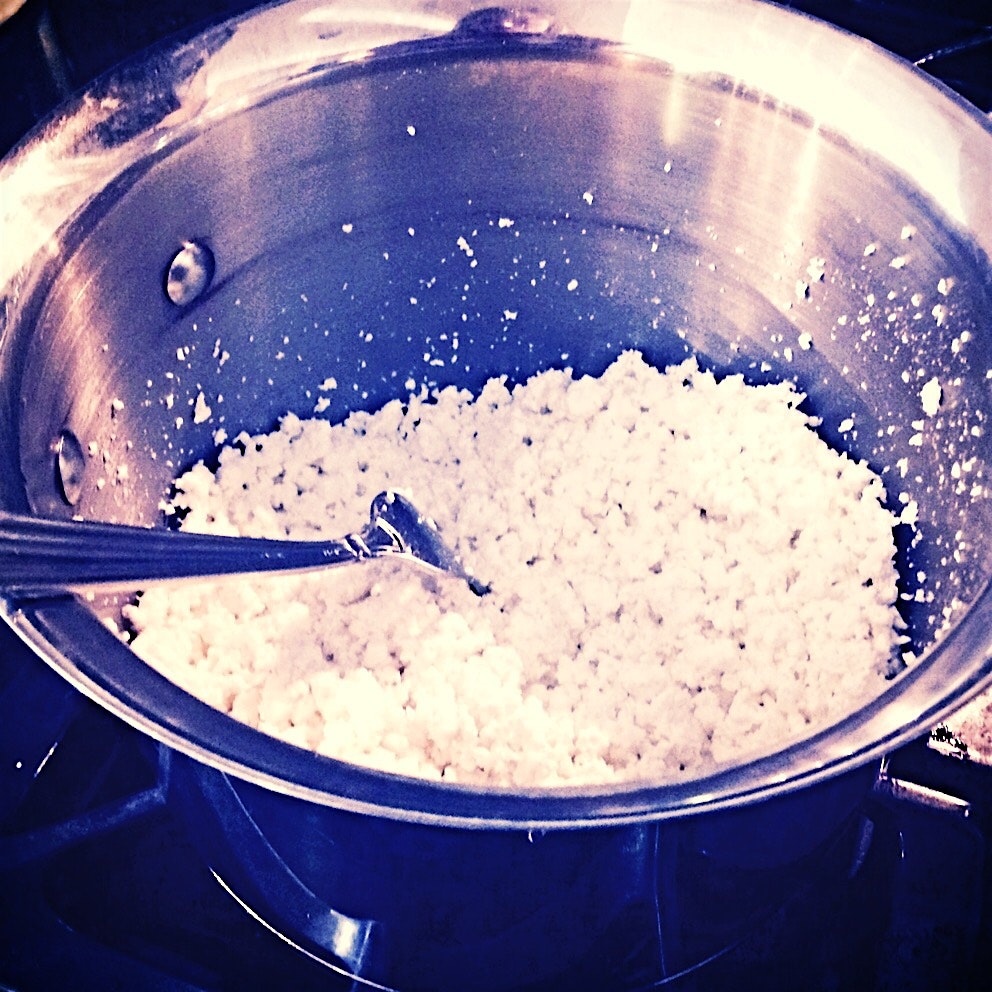 Freshly made Cheese to compliment the Pasta -so easy and so delicious! 