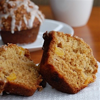 Peach Streusel Muffins from my food blog!