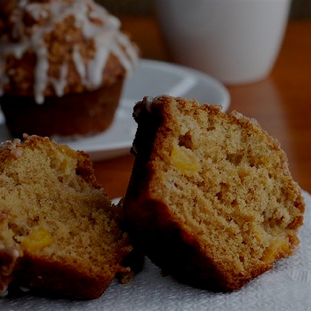 Peach Streusel Muffins from my food blog!