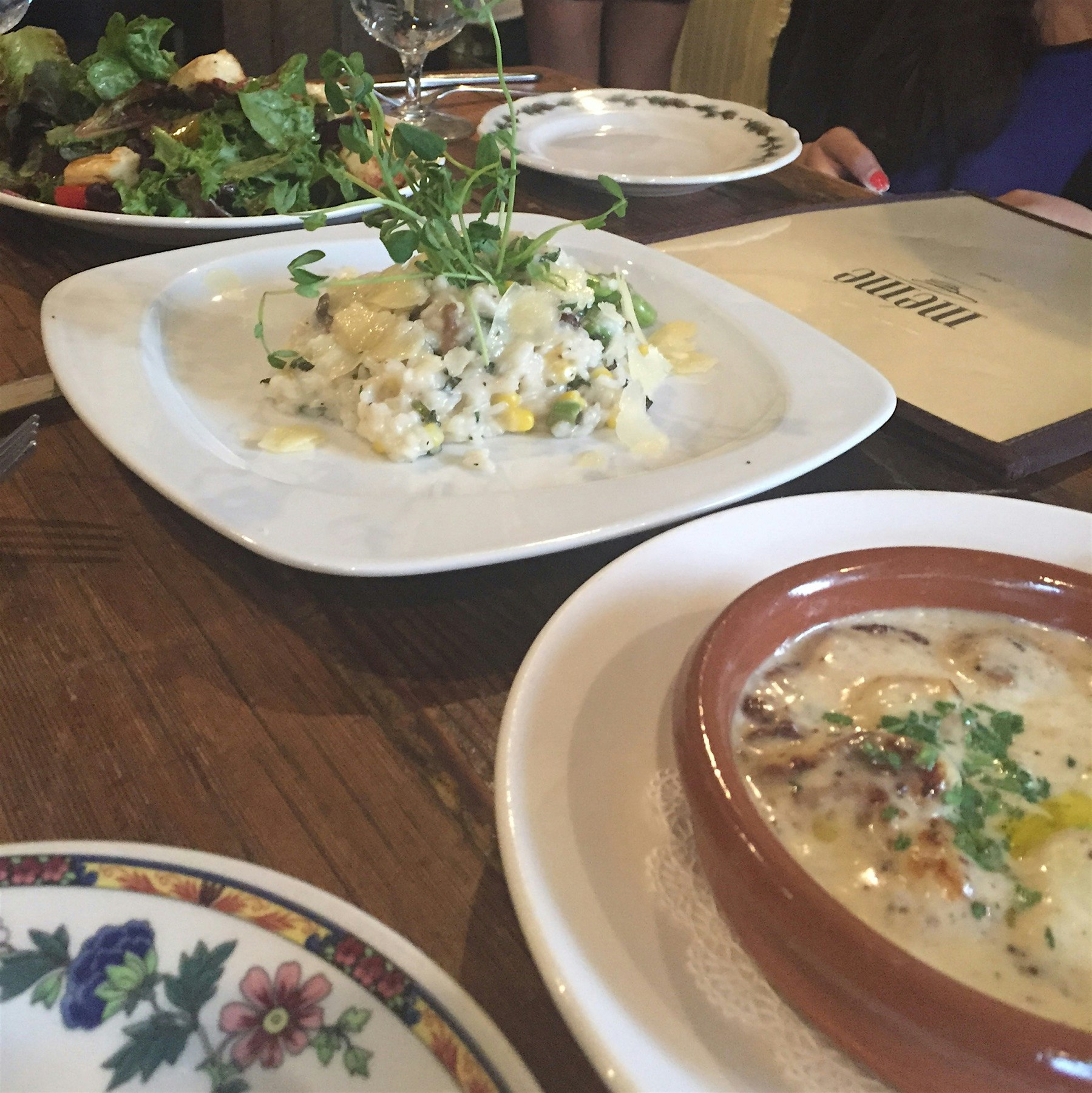 Spring Pea Risotto @ Meme Mediterranean Bistro