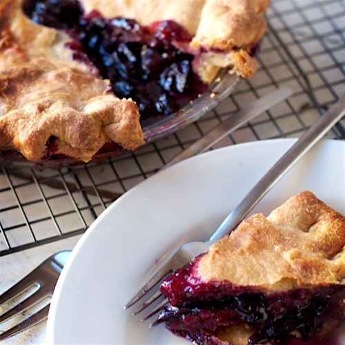 Sweet summer fruit baked into a buttery, flaky pie. Check out our recipe! Abouttownfresno.wordpre...