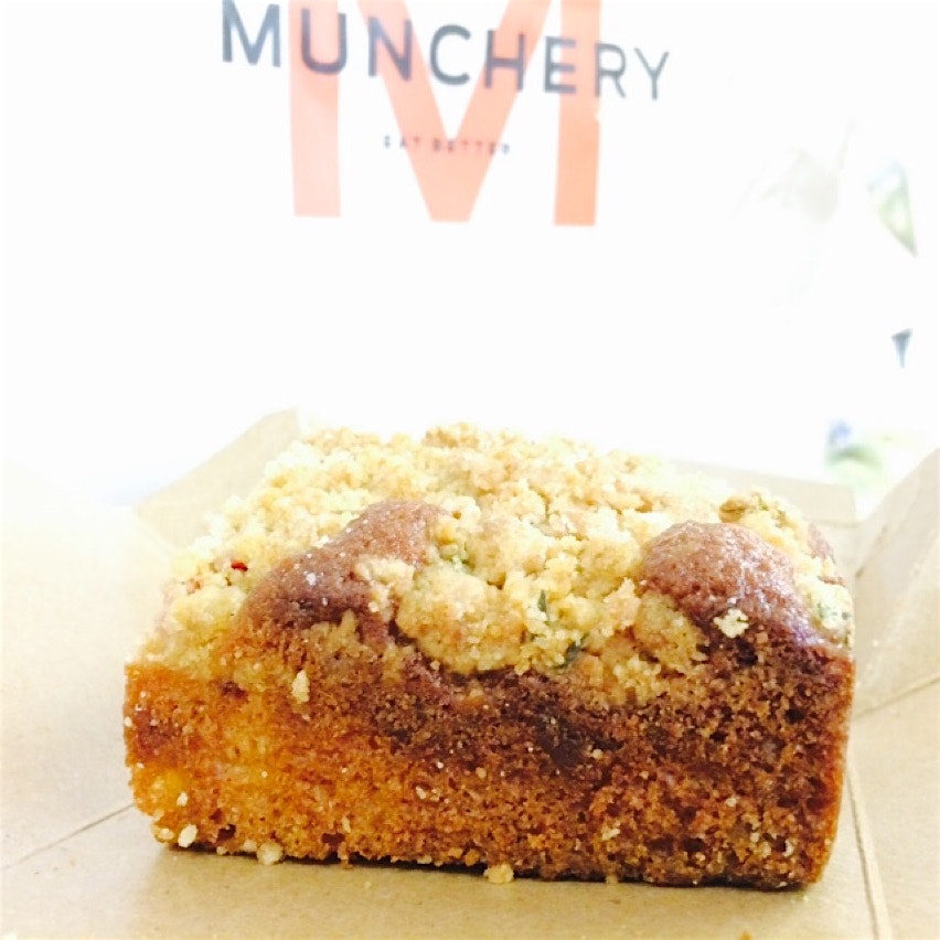 Happy birthday @Udi! Thanks for gifting @Ricky and I your free @munchery dessert! cranberry crumb...