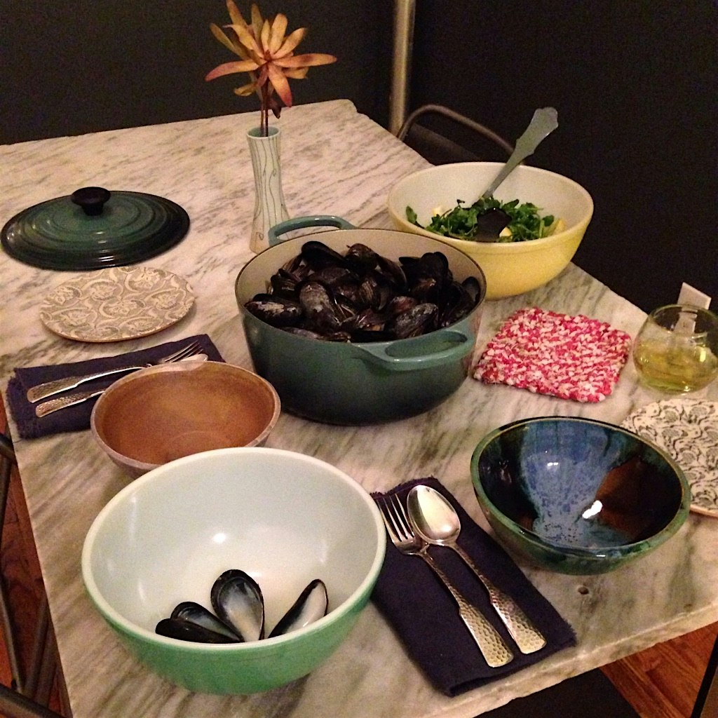 Mussels from Whole Foods -- super fresh and very affordable!