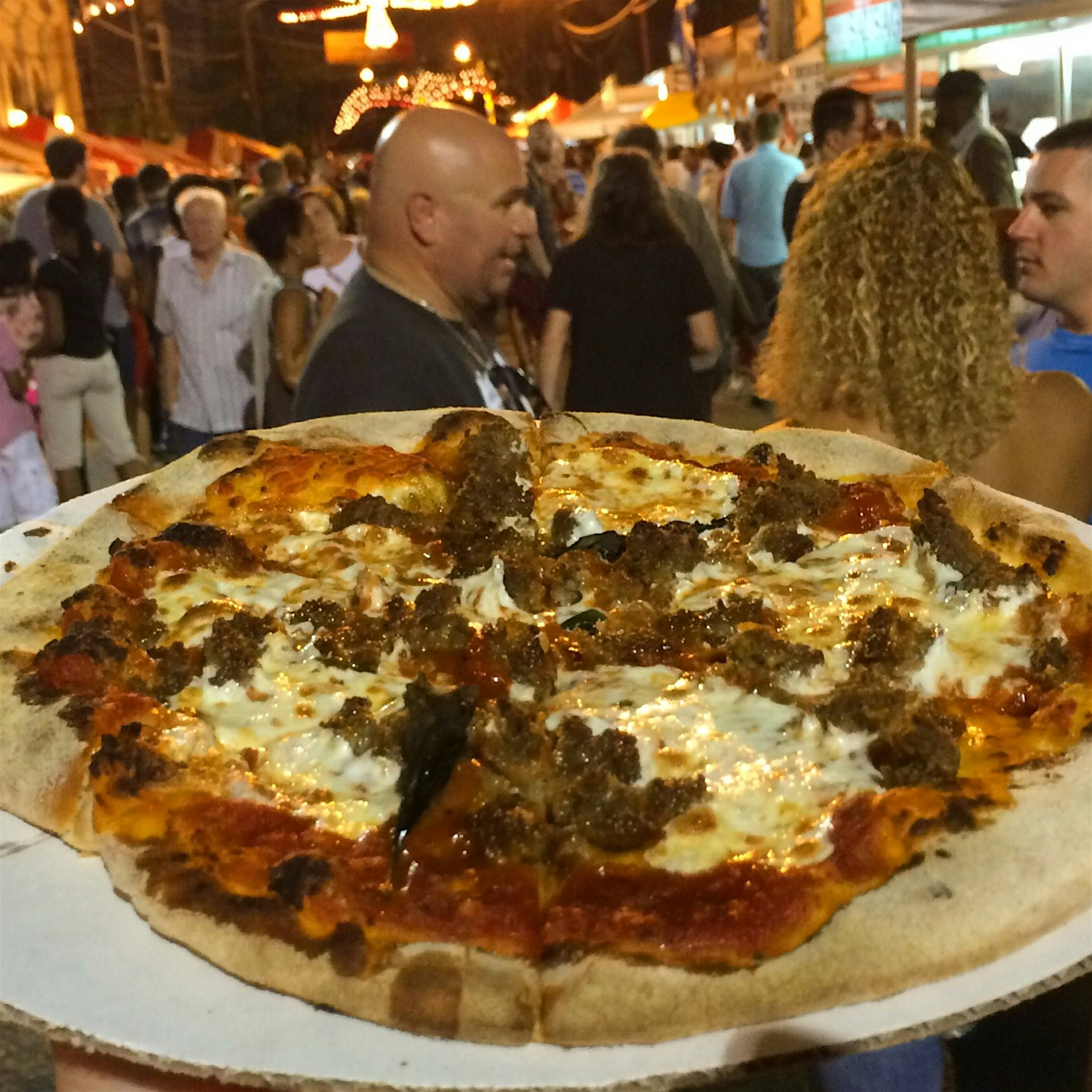 Favorite thing I ate at #lafestaitaliana in Jersey City, the brick oven pizza from Pure and Simpl...