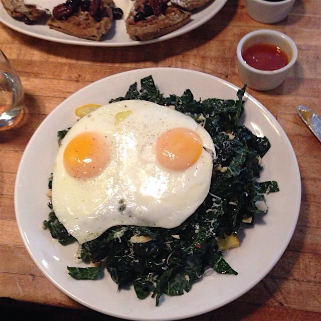 Kale salad at northern spy