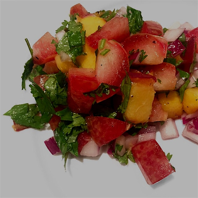 Stone Fruit Salsa transforms any barbecue! The perfect savory and sweet companion to anything and...