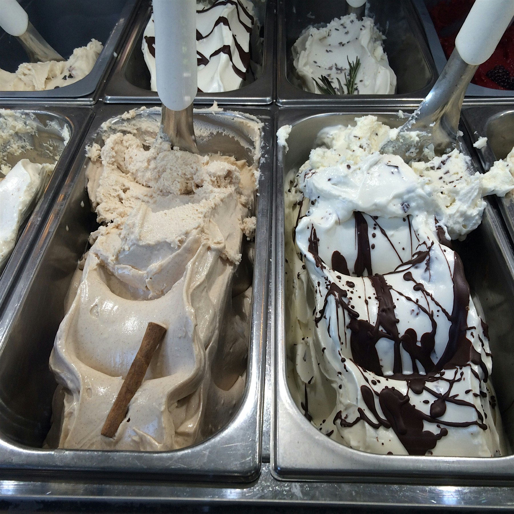 Those soft, undulating waves beckons you closer to try the ricotta-cinnamon flavor and mint Strac...