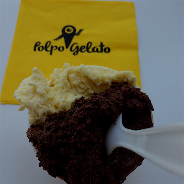 Polpo Gelato - Sweet Corn and Chocolate - get some before the popup ends on Aug 30