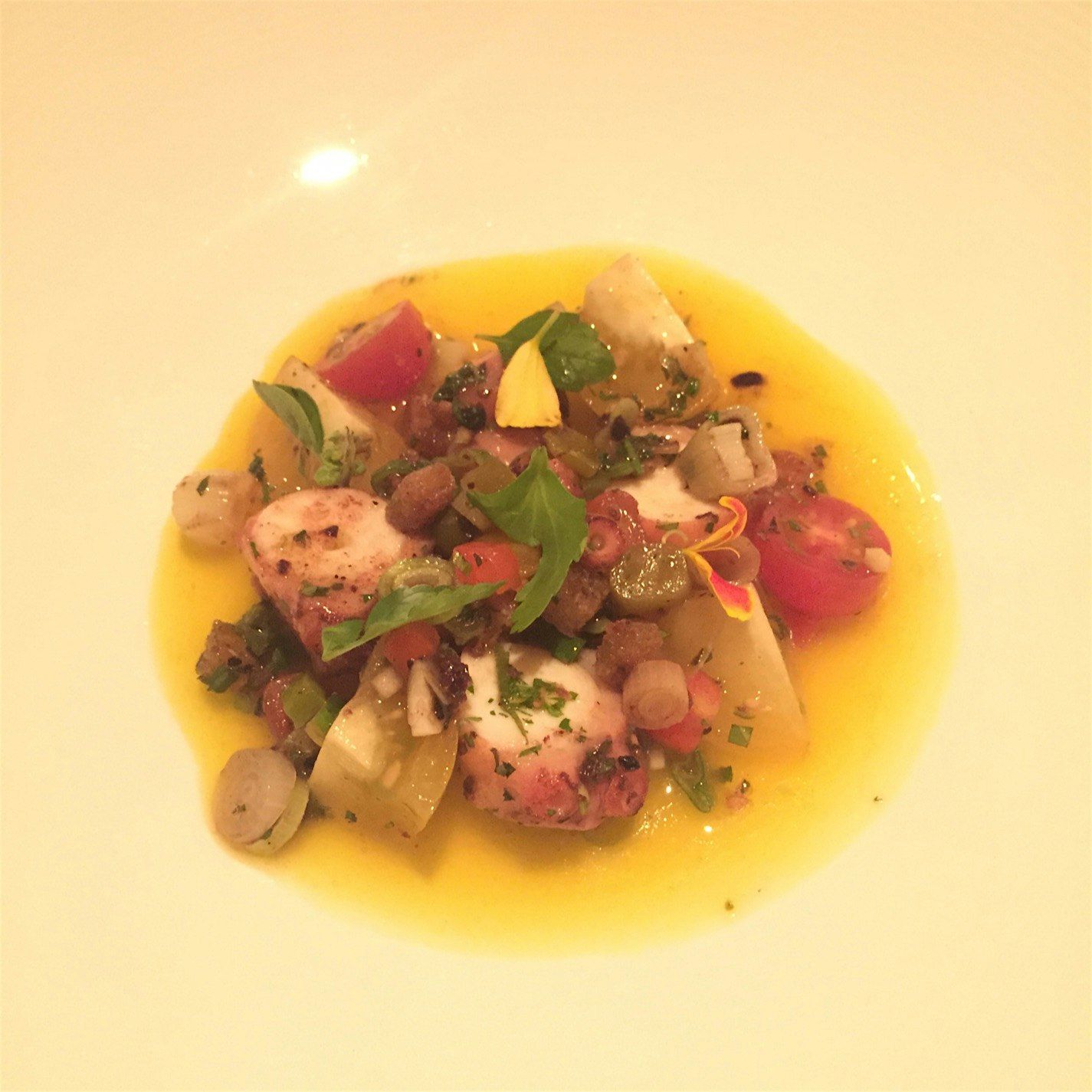 Delicious new find in Bristol.  The octopus had a perfect braise before hitting the grill