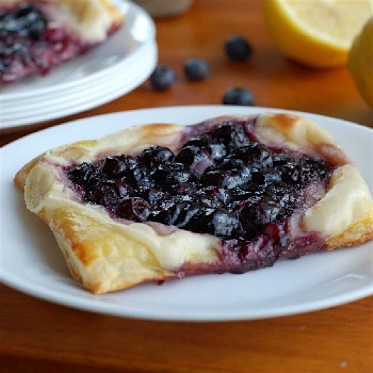 Blueberry Cream Cheese Pastries from my food blog!