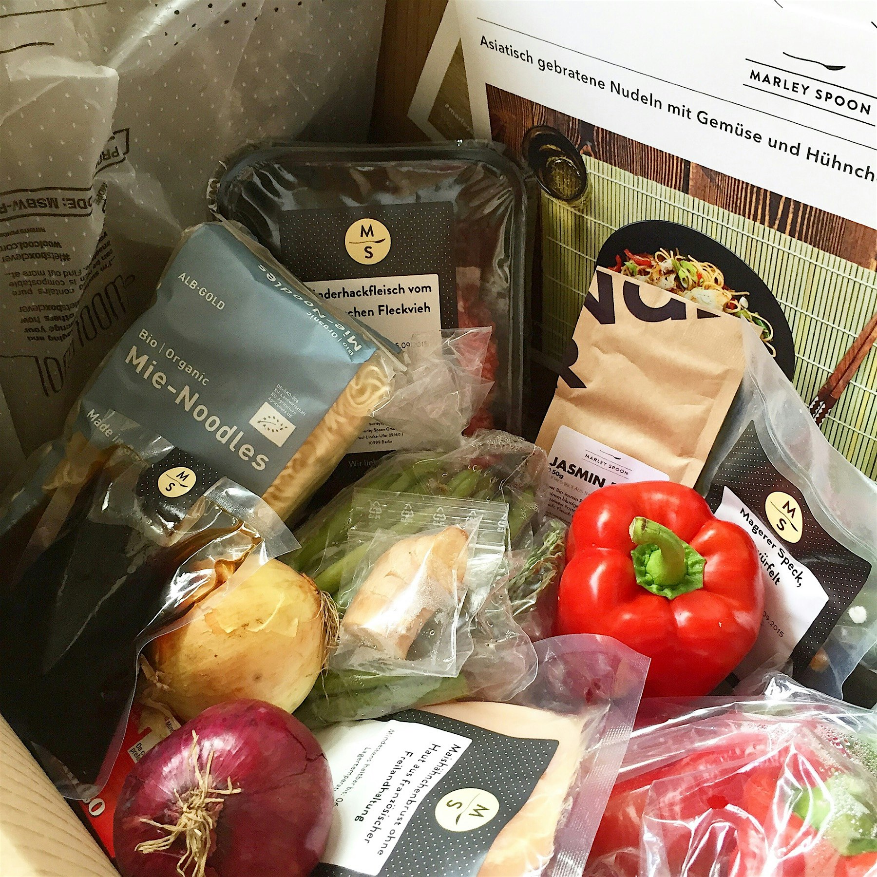My first #marleyspoon delivery has arrived today! Thank you @thefoodstand!! I can't wait to try t...