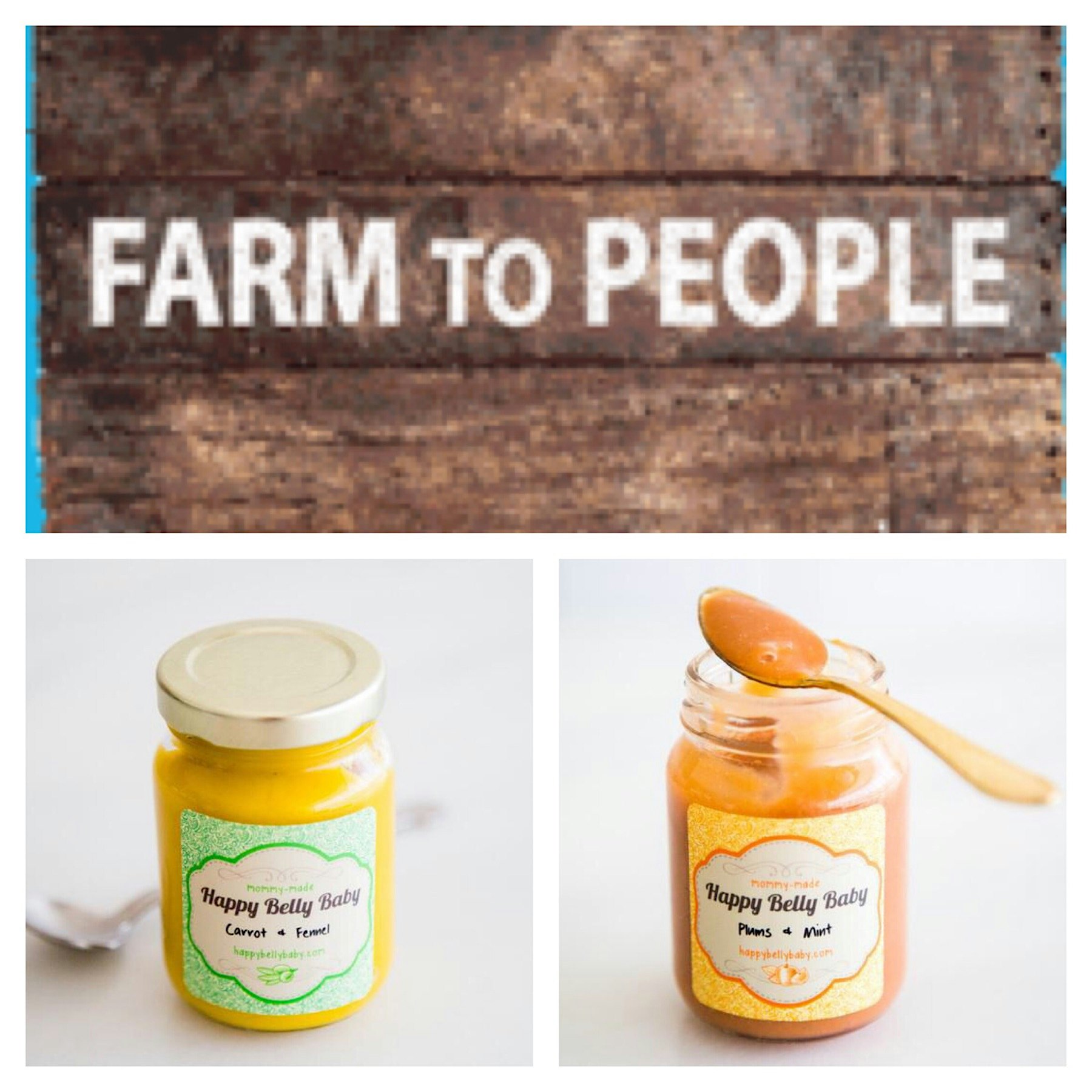 Our preservative-free, seasonal baby food is now available nationally via Farm to People! Hooray ...