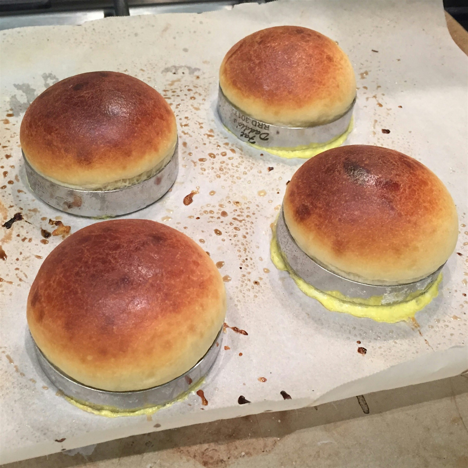 Homemade buns for burger night.  Care of Chef @alittlecriminal 