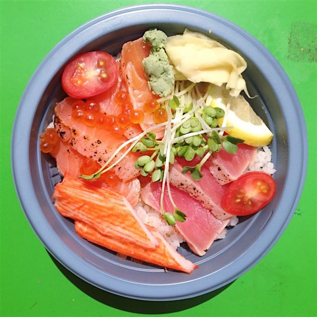 Raw Chirashi Bowl at Ennju Union Sq 
