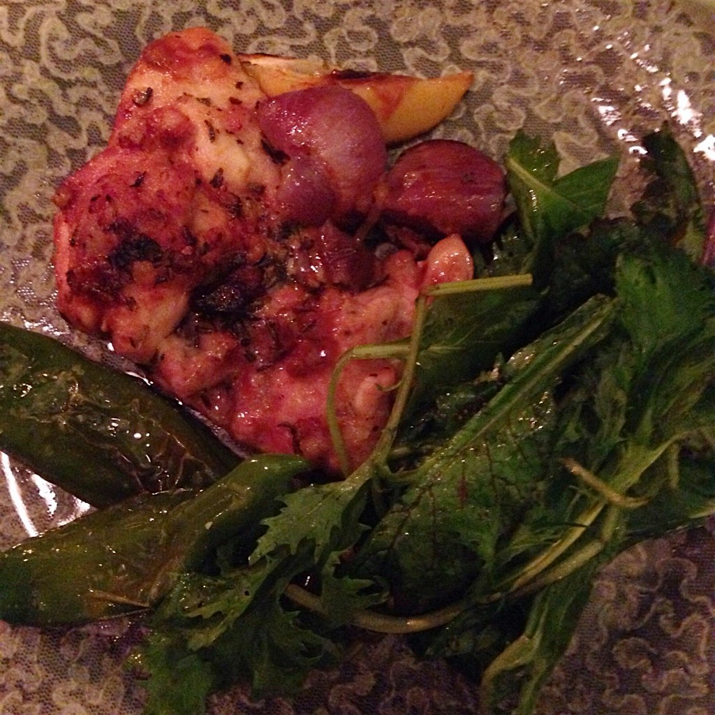 Even though it was too hot to cook, Chicken Provençal made a wonderful holiday meal!