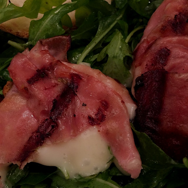 I saw this Mario Batali recipe and thought I'd give it a try: Robiola wrapped in Mortadella and g...