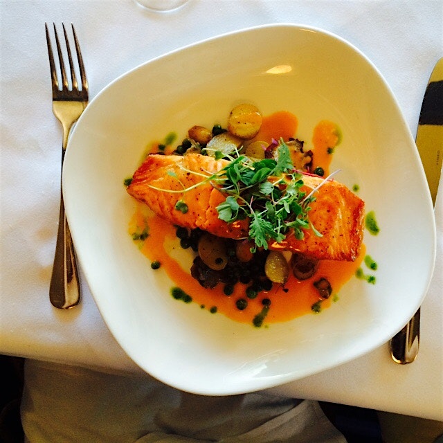 #laterstand from a wildly delicious piece of atlantic salmon at the cutest waterfront joint calle...