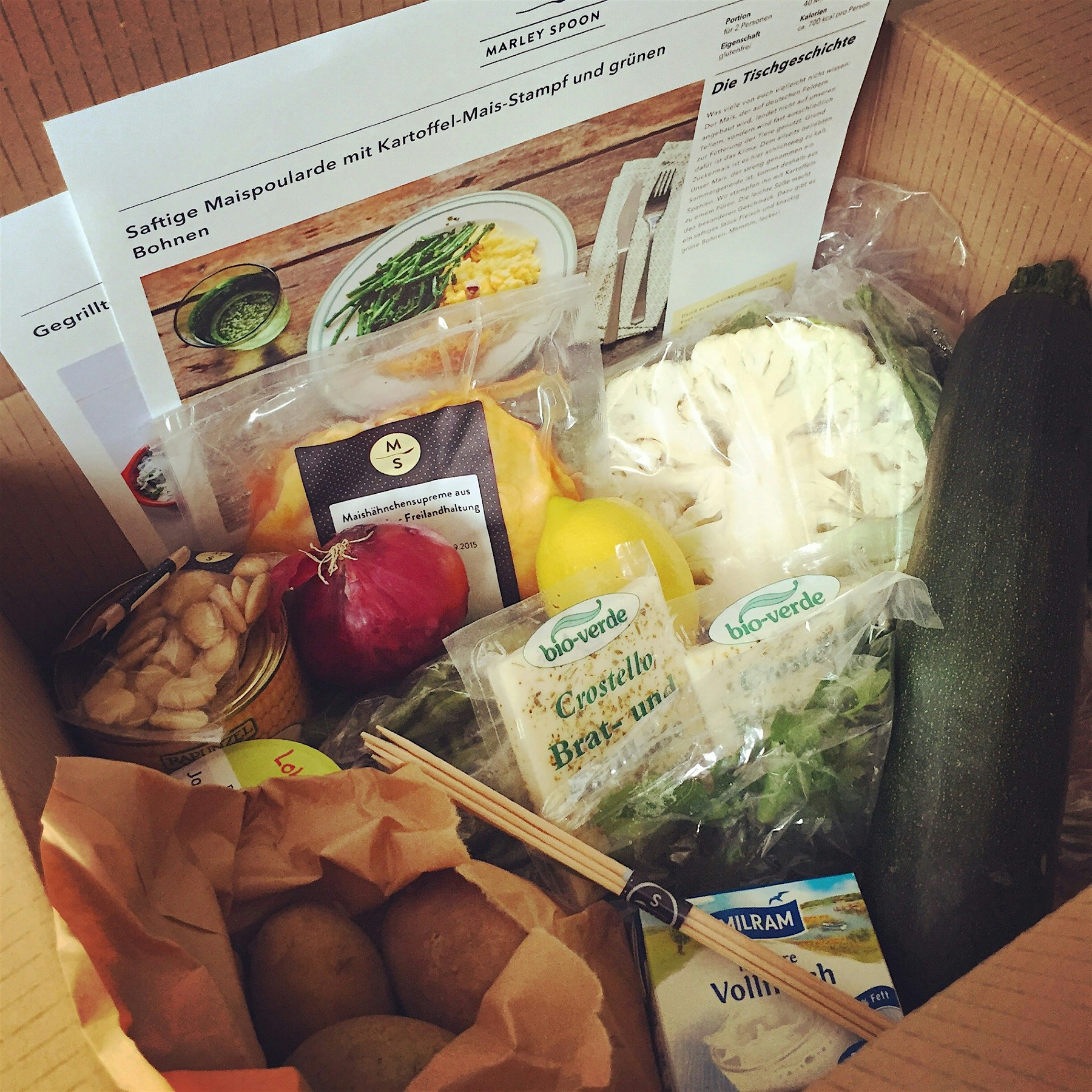 Another box of food from Marley Spoon arrived! #RedEats 