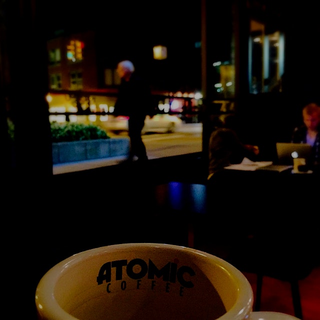 New locally sourced coffee joint in Downtown Royal Oak, MI... Atomic Coffee is a GREAT place to g...