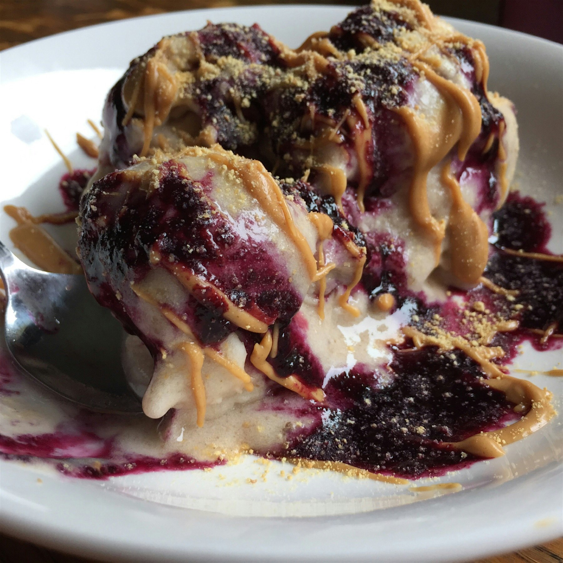 Now on the blog | PB&J Banana Nice Cream Sundae anyone?