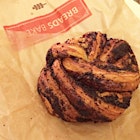 So much laminated goodness at Breads Bakery - poppy seed Danish.