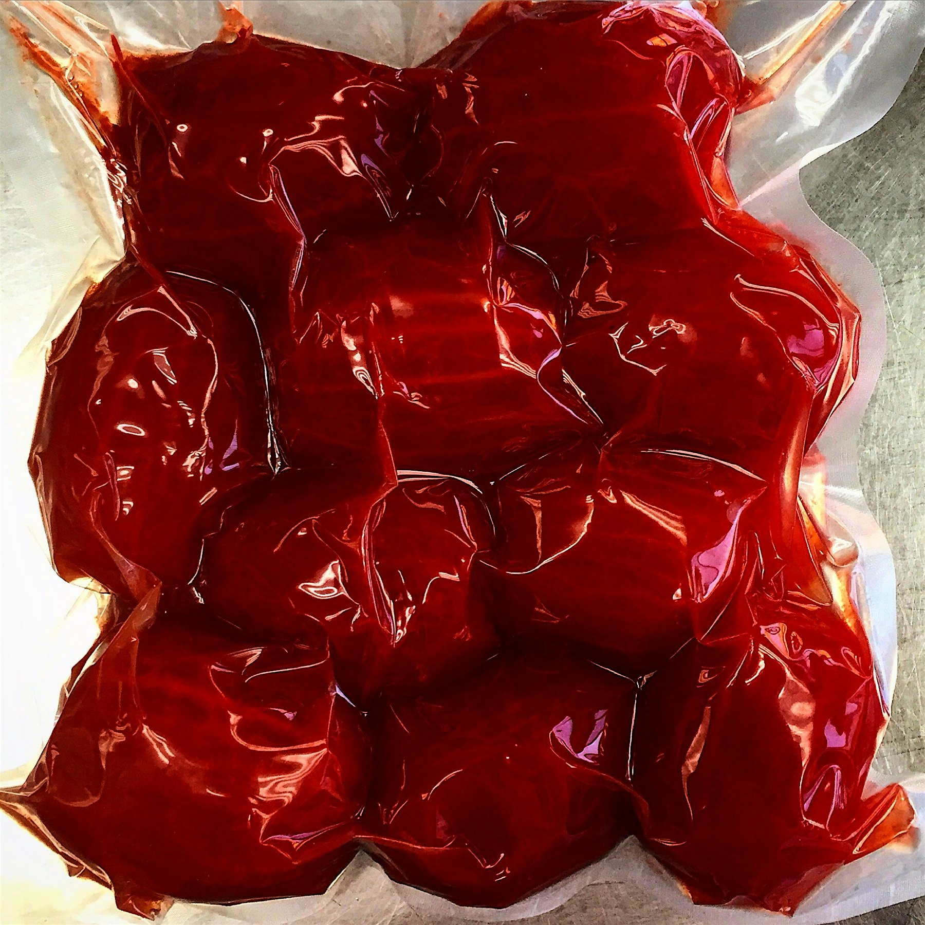 Packed a bushel of sauce tomatoes for winter. 