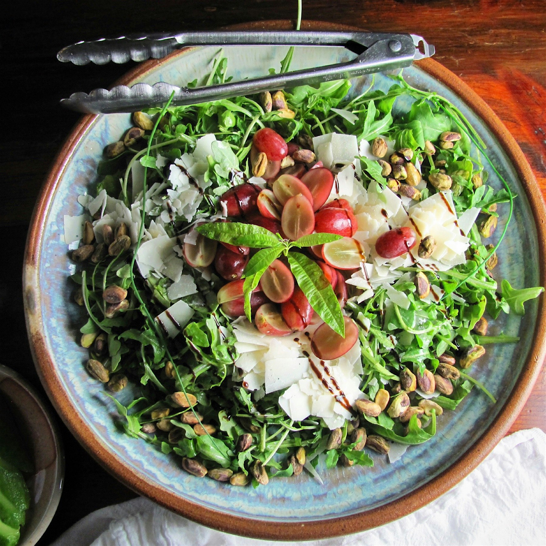Perfect fall salad. Deb'sPots wood fired bowl.