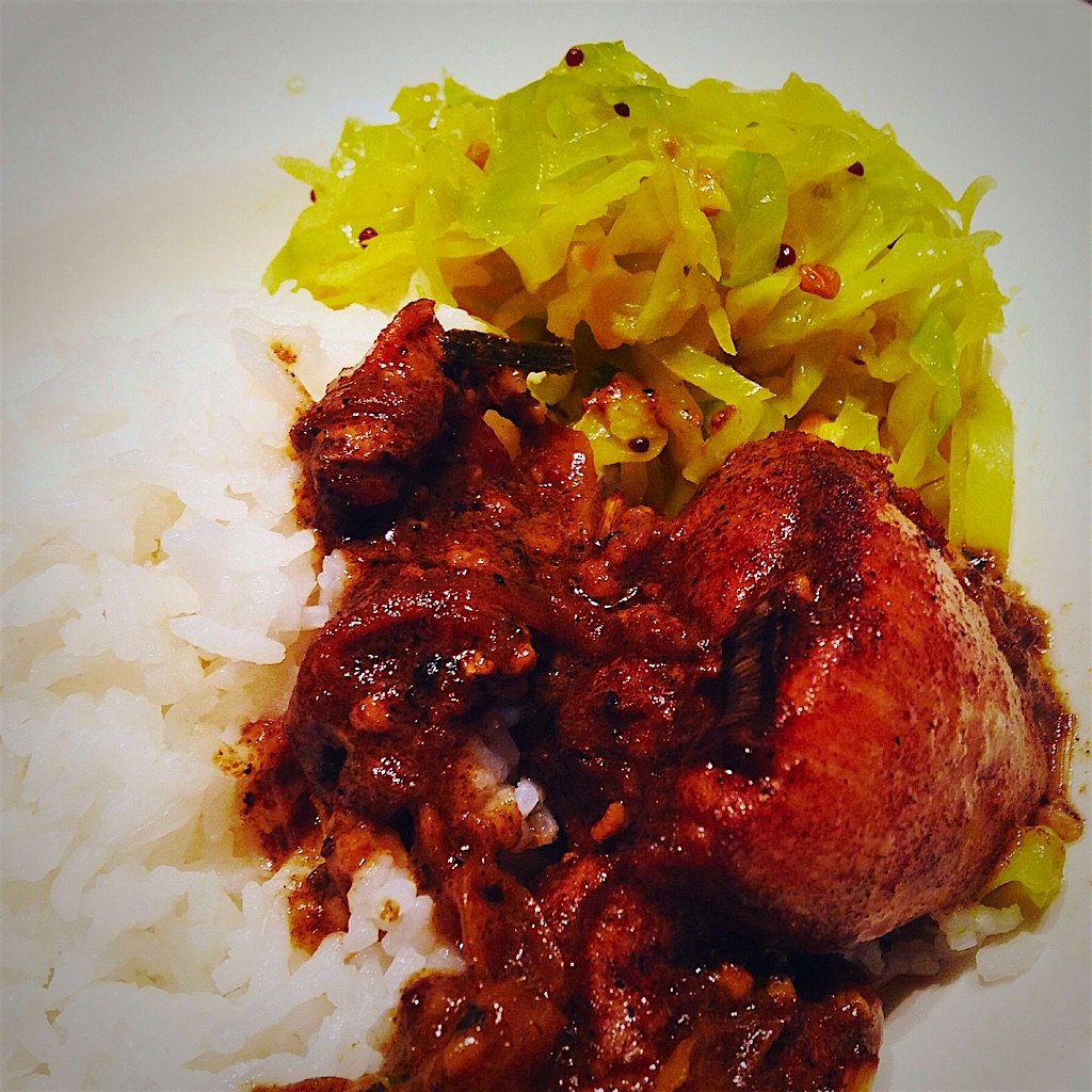 Sri Lankan Chicken Black Curry. Going farther back to my roots than I've ever been... #auriasmala...