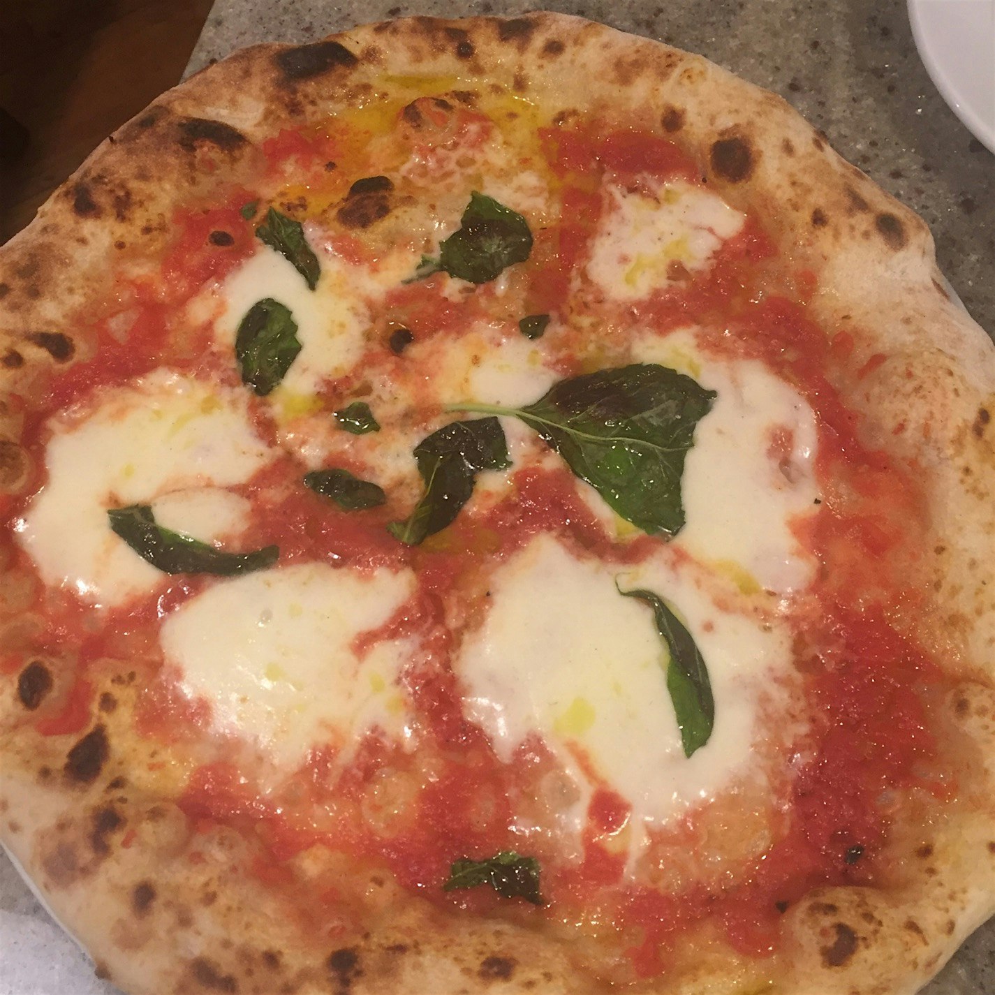Surprise in Indiana.  Amazing Neapolitan pizza with house made mozz 