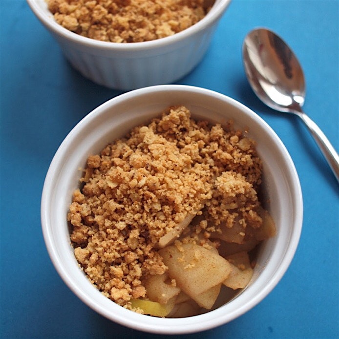 What about making this gluten free apple crumble this weekend? 